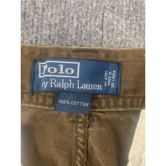 POLO By RALPH LAUREN Mens Cargo Chino Shorts Size 31 Brown - Picture 3 of 7